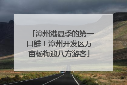 漳州港夏季的第一口鲜！漳州开发区万亩杨梅迎八方游客