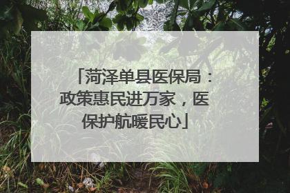 菏泽单县医保局：政策惠民进万家，医保护航暖民心