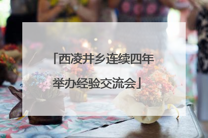 西凌井乡连续四年举办经验交流会