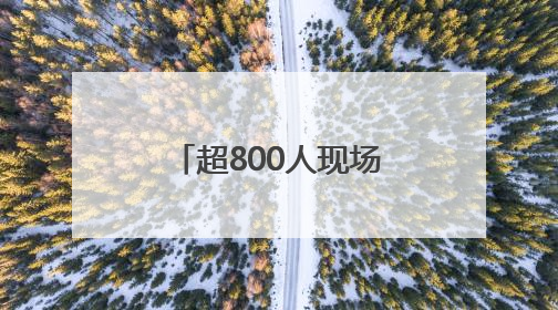 超800人现场见证，过亿元项目现场签约！