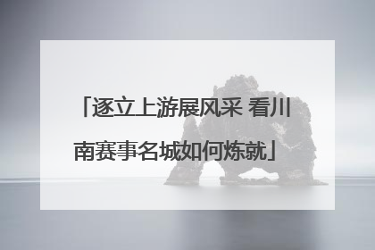 逐立上游展风采 看川南赛事名城如何炼就