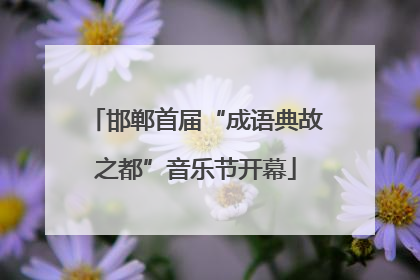 邯郸首届“成语典故之都”音乐节开幕