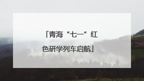 青海“七一”红色研学列车启航