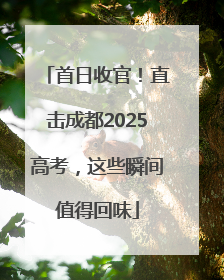首日收官！直击成都2025高考，这些瞬间值得回味