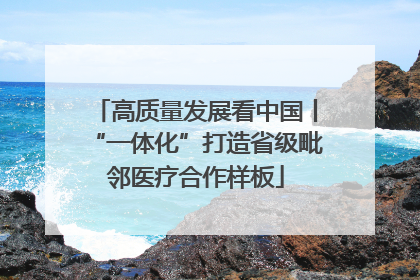 高质量发展看中国丨“一体化”打造省级毗邻医疗合作样板