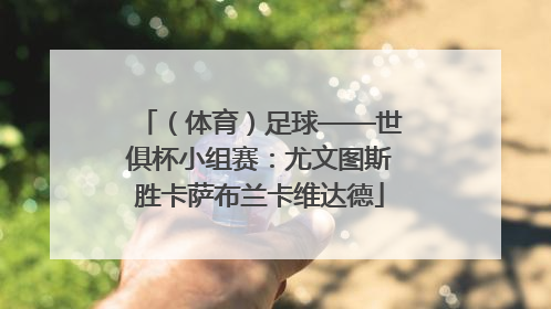 （体育）足球——世俱杯小组赛：尤文图斯胜卡萨布兰卡维达德