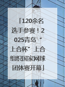 120余名选手参赛！2025青岛“上合杯”上合组织国家网球团体赛开幕