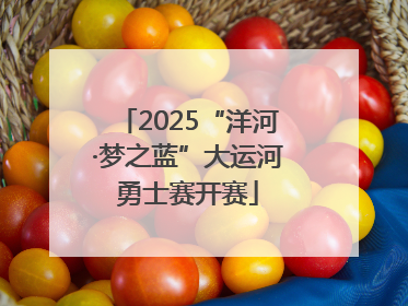 2025“洋河·梦之蓝”大运河勇士赛开赛