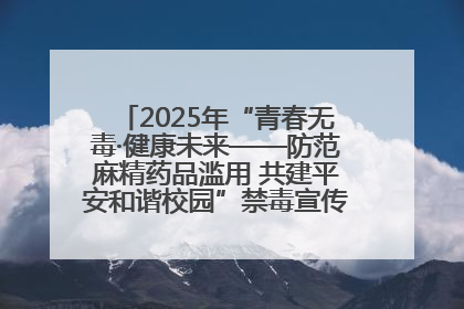2025年“青春无毒·健康未来——防范麻精药品滥用 共建平安和谐校园”禁毒宣传专题活动在咸宁举行