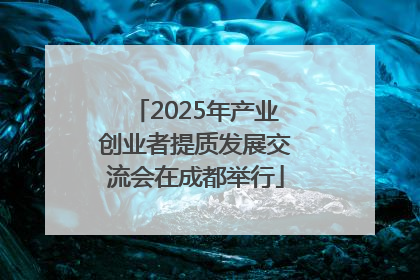 2025年产业创业者提质发展交流会在成都举行