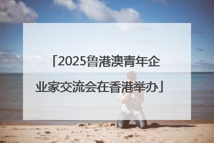 2025鲁港澳青年企业家交流会在香港举办