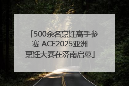 500余名烹饪高手参赛 ACE2025亚洲烹饪大赛在济南启幕
