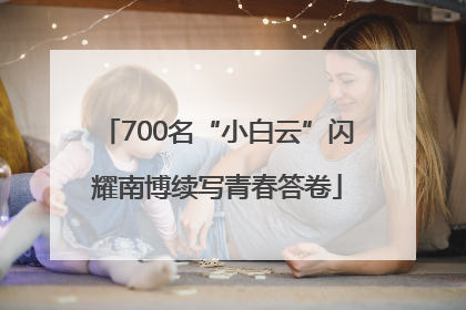 700名“小白云”闪耀南博续写青春答卷