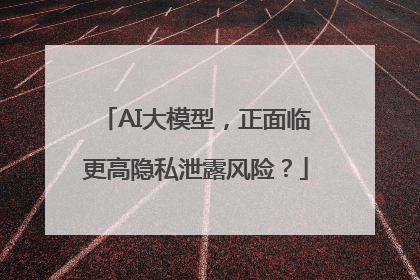 AI大模型，正面临更高隐私泄露风险？