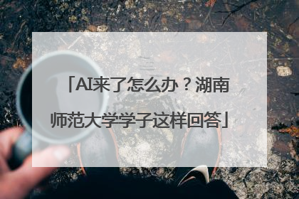 AI来了怎么办？湖南师范大学学子这样回答