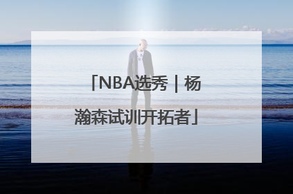 NBA选秀｜杨瀚森试训开拓者